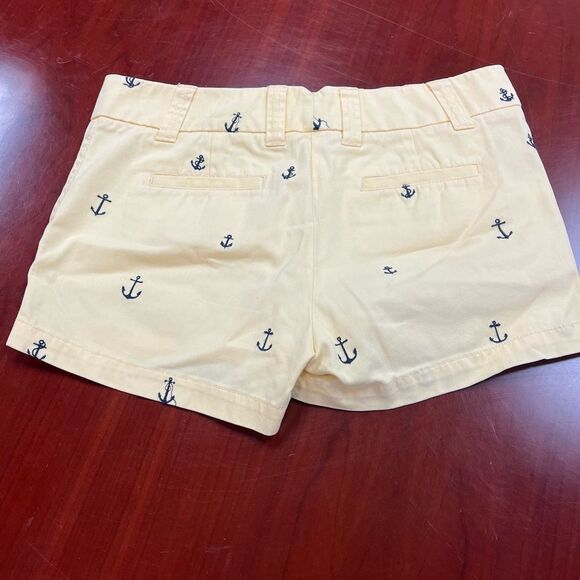 J. Crew Yellow City Fit Weathered Chino Shorts sz 4 EUC - Picture 4 of 5